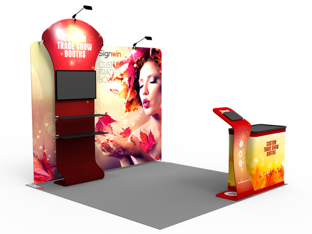 10x10ft Custom Trade Show Booth I