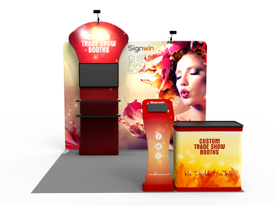 10x10ft Custom Trade Show Booth I