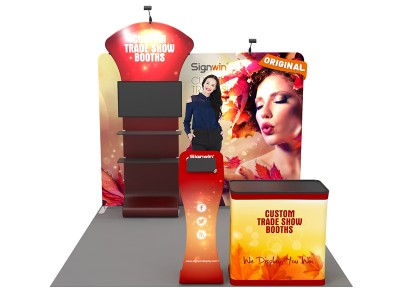 10x10ft Custom Trade Show Booth I