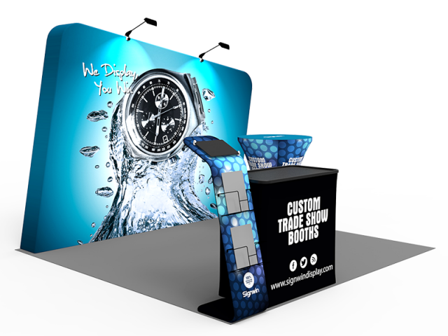 10x10ft Custom Trade Show Booth J