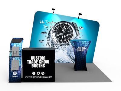 10x10ft Custom Trade Show Booth J