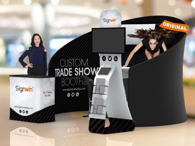 10x10ft Custom Trade Show Booth K