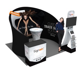 10x10ft Custom Trade Show Booth K