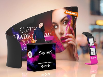 10x10ft Custom Trade Show Booth L