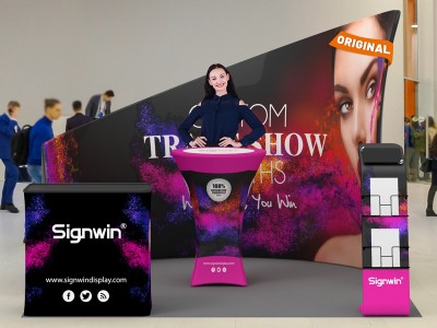 10x10ft Custom Trade Show Booth L