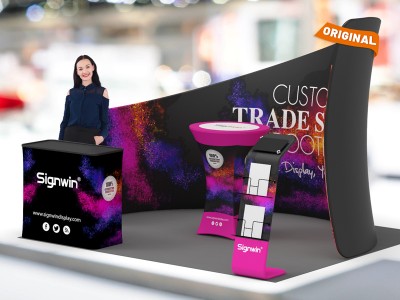 10x10ft Custom Trade Show Booth L