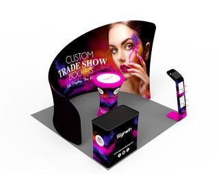 10x10ft Custom Trade Show Booth L