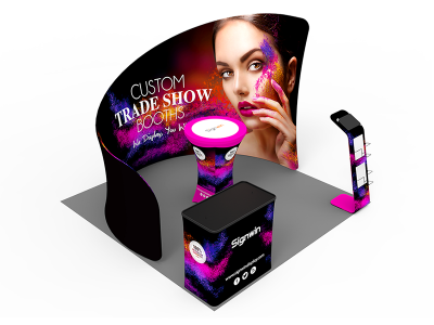 10x10ft Custom Trade Show Booth L