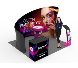 10x10ft Custom Trade Show Booth L