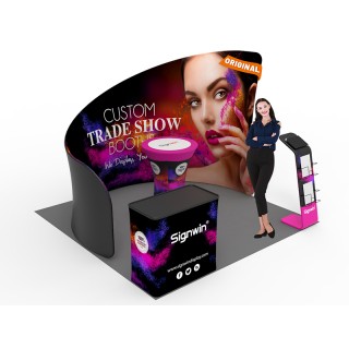 10x10ft Custom Trade Show Booth L