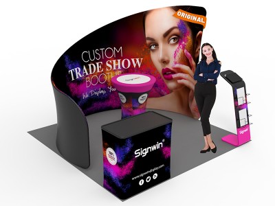 10x10ft Custom Trade Show Booth L