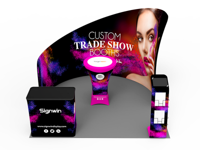 10x10ft Custom Trade Show Booth L
