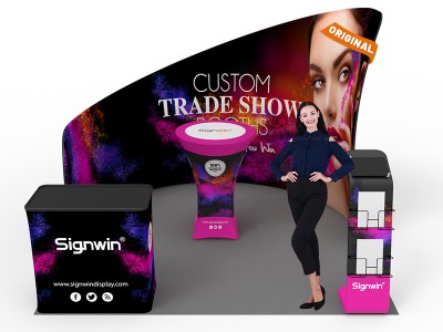 10x10ft Custom Trade Show Booth L