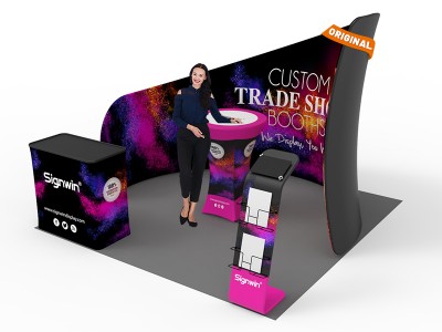 10x10ft Custom Trade Show Booth L