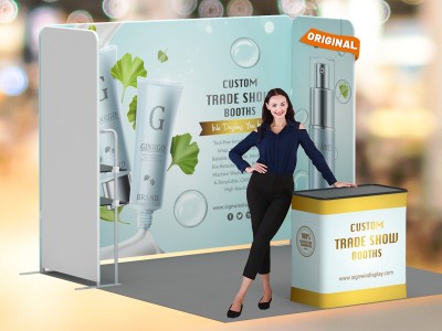 10x10ft Custom Trade Show Booth P