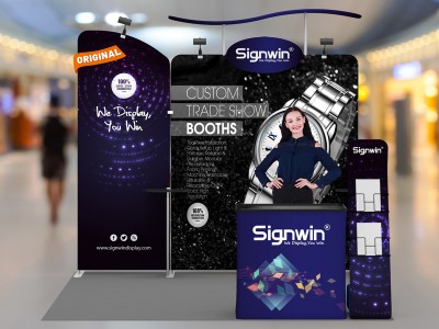 10x10ft Custom Tahoe Trade Show Booth R