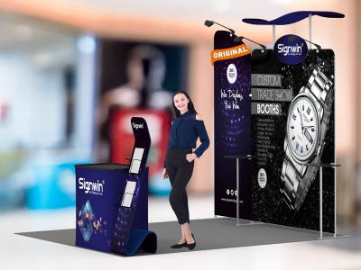 10x10ft Custom Tahoe Trade Show Booth R