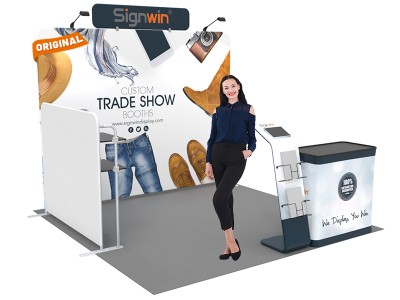 10x10ft Custom Trade Show Booth V