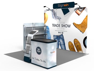 10x10ft Custom Trade Show Booth V