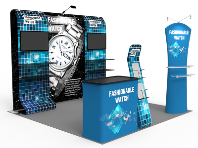10x10ft Custom Trade Show Booth W