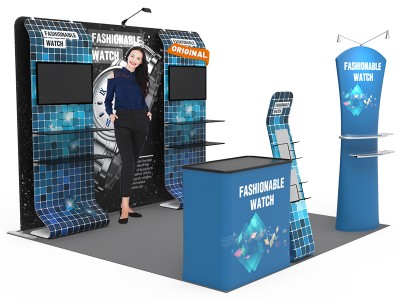 10x10ft Custom Trade Show Booth W
