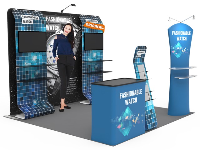 10x10ft Custom Trade Show Booth W