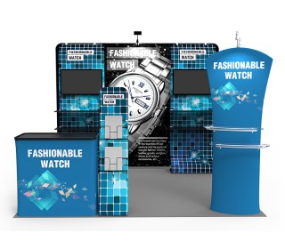 10x10ft Custom Trade Show Booth W