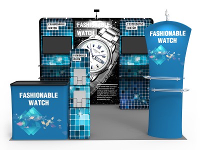 10x10ft Custom Trade Show Booth W