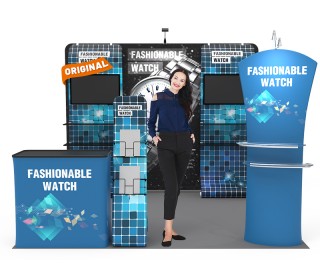 10x10ft Custom Trade Show Booth W