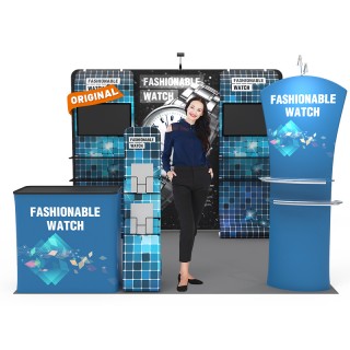 10x10ft Custom Trade Show Booth W