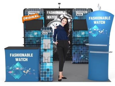 10x10ft Custom Trade Show Booth W