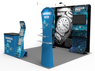 10x10ft Custom Trade Show Booth W