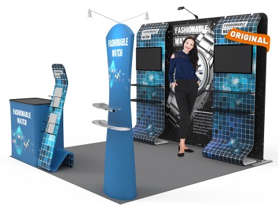 10x10ft Custom Trade Show Booth W