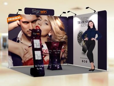 10x10ft Custom Trade Show Booth X