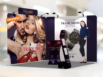10x10ft Custom Trade Show Booth X