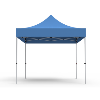10x10 Unprinted Blue Pop Up Event Canopy Tent 