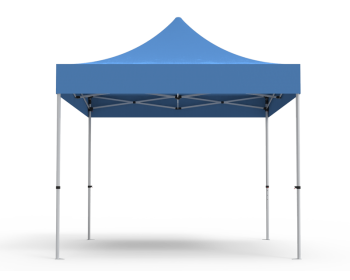 10x10 Unprinted Blue Pop Up Event Canopy Tent 