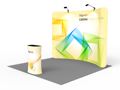 10x10ft Standard Trade Show Booth 01