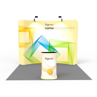 10x10ft Standard Trade Show Booth 01