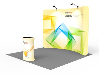 10x10ft Standard Trade Show Booth 01