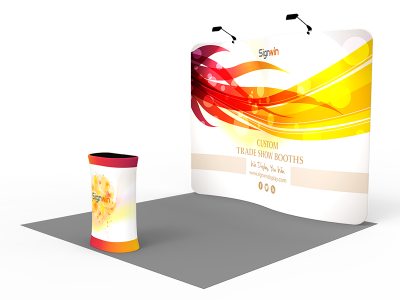 10x10ft Standard Trade Show Booth 07