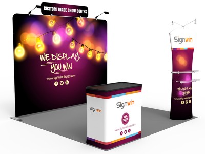 10x10ft Standard Trade Show Booth 21
