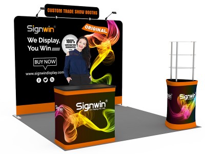 10x10ft Standard Trade Show Booth 23 10x10ft Standard Trade Show Booth 23