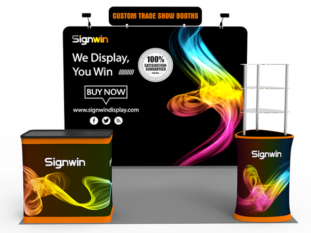 10x10ft Standard Trade Show Booth 23