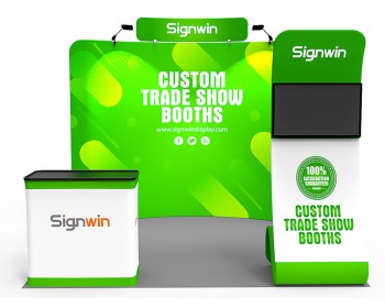Custom 10x10ft Standard Serpentine Monitor Trade Show Display Booth Kit 24