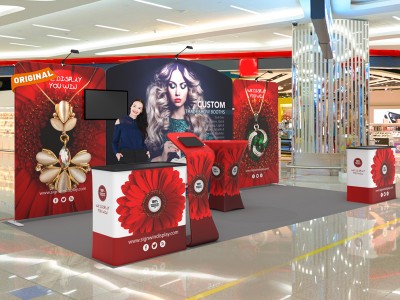 10x20ft Custom Trade Show Booth 01