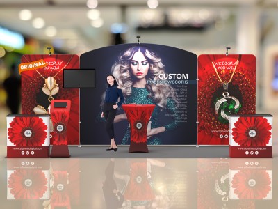 10x20ft Custom Trade Show Booth 01