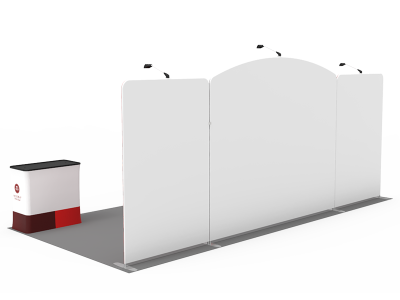 10x20ft Custom Trade Show Booth 01