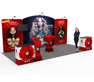 10x20ft Custom Trade Show Booth 01
