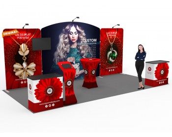 10x20ft Custom Trade Show Booth 01